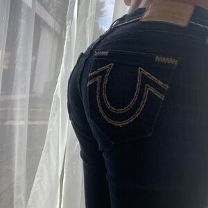 True Religion Dark Wash JeansSize 16